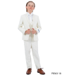 Perry Ellis Boy's 5 Piece Suit with Shirt & Tie - U Shaped Vest