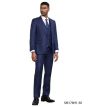 CCO Men's Outlet 3 Piece Hybrid Fit Suit - Large Checker Pattern