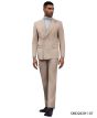 Stacy Adams Men's 2 Piece Executive Suit - Double Breasted
