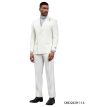 Stacy Adams Men's 2 Piece Executive Suit - Double Breasted