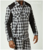 Stacy Adams Men's 2 Piece Urban Walking Suit - Light Plaid