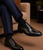Black Mens Leather Dress Shoes Oxford Shoes