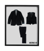 Sean Alexander Men's 3 Piece Hybrid Fit Suit - Birdseye Pattern