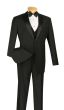 CCO Men's 3 Piece Wool Feel Outlet Tuxedo - Elegant