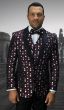 Statement Men's Modern Fit Tuxedo - Fancy Polka Dot Pattern