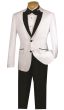 CCO Men's 2pc Sharkskin Slim Fit Outlet Suit - Shawl Collar