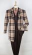 Veno Giovanni Men's 100% Wool 3/4 Length Length Top Coat - Single Breasted
