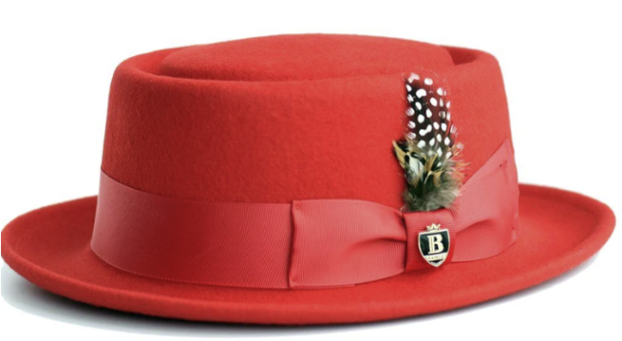 Bruno Capelo Men's Australian Wool Hat - Pork Pie