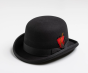 Black Derby Hat Bowler Hat Mens Wool Felt Hats