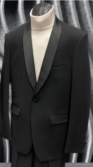 Zacchi Men's Outlet Fashion Dinner Jacket - Bold Satin Lapel