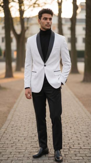 White Sport Coat Mens Blazer