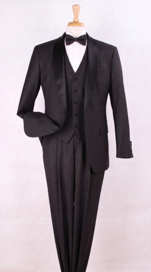 Royal Diamond Men's Outlet 3pc Fashion Tuxedo - Solid Color