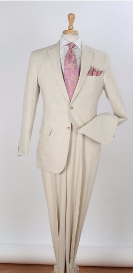 Apollo King Suit Brown Men's Two Button Notch Collar  Executive Classic Vested Suit main image 0