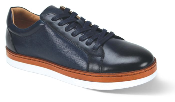 Giovanni Men's Leather Sneaker Style Shoe - Matching Sole