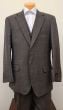 Apollo King Men's Outlet 3pc 100% Wool Suit - Notch Lapel Vest