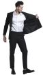 Tazio Men's 2 Piece Skinny Fit Suit - Light Pinstripe