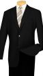 Vinci Men's Single Breasted Poplin Blazer - 2 Button Jacket