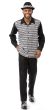 Montique Men's 2 Piece Long Sleeve Walking Suit - Styled Stripes