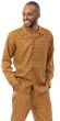 Montique Men's 2 Piece Long Sleeve Walking Suit - Horizontal Stripes