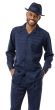 Montique Men's 2 Piece Long Sleeve Walking Suit - Horizontal Stripes