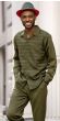 Montique Men's 2 Piece Long Sleeve Walking Suit - Horizontal Stripes