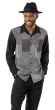 Montique Men's 2 Piece Long Sleeve Walking Suit - Geometric Checker