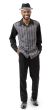 Montique Men's 2 Piece Long Sleeve Walking Suit - Weave Pattern