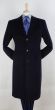 Veno Giovanni Men's 100% Wool Full Length Top Coat - 3 Button Coat