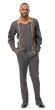 Montique Men's 2 Piece Long Sleeve Walking Suit - Tan Accents