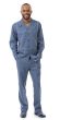 Montique Men's 2 Piece Long Sleeve Walking Suit - Tone on Tone Windowpane