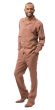 Montique Men's 2 Piece Long Sleeve Walking Suit - Tone on Tone Windowpane