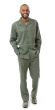 Montique Men's 2 Piece Long Sleeve Walking Suit - Tone on Tone Windowpane