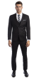 CCO Men's Outlet 3 Piece Skinny Fit Suit - Notch Lapel