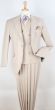 Apollo King Men's Outlet 3pc 100% Wool Suit - 6 Button High Fashion Vest