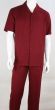 Canto Men's Outlet 2 Piece Walking Suit - Chest Pocket Solid