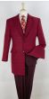 Veno Giovanni Men's 100% Wool 3/4 Length Length Top Coat - Bold Colors