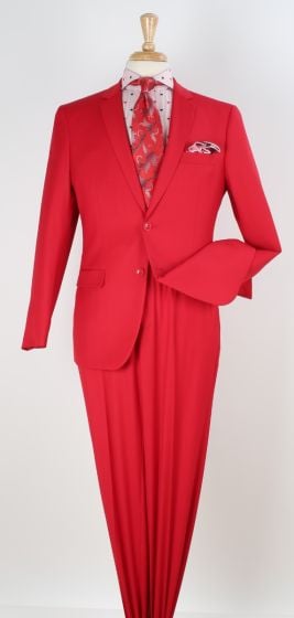 SMB Couture Men's Outlet 2 Piece Executive Suit - Solid Colors