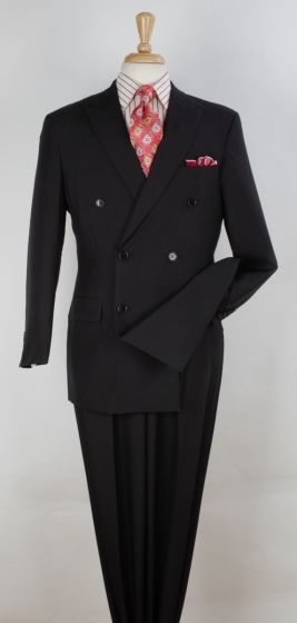 Royal Diamond Men's 2pc Double Breasted Suit - Pleated Pants