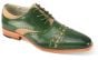 CCO Men's Leather High Fashion Dress Shoe - Fabric Weave
