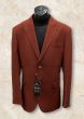 Rust Blazer Peak Lapel Sports Jacket for Men