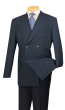 Apollo King Men's Double Breasted Outlet Sport Coat - Peak Lapel