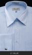 Light Blue Mens Shirts French Cufflinks