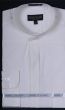 Daniel Ellissa Men's Outlet Banded Collar Dress Shirt - Solid Color