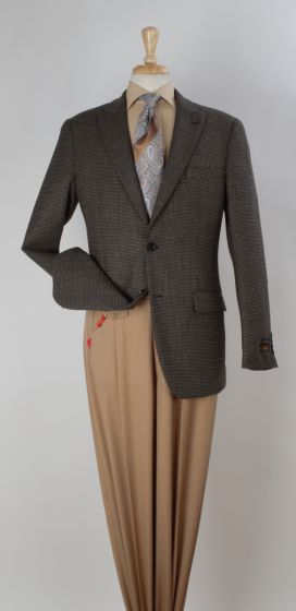 Apollo King Men's 100% Wool Sport Coat - Warm Wool