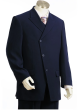 Canto Men's 3 Piece Microfiber Fashion Suit - Slanted Closure