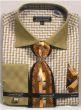 Avanti Uomo Men's French Cuff Shirt Set - Stylish Two Tone