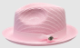 Bruno Capelo Men's Fedora Style Straw Hat - Matching Ribbon Band