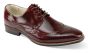 Giovanni Men's Leather Dress Shoe - Winged Tip Perforations