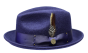 Bruno Capelo Men's Wool Hat - Stingy Fedora Style