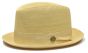 Bruno Capelo Men's Fedora Style Straw Hat - Center Dent